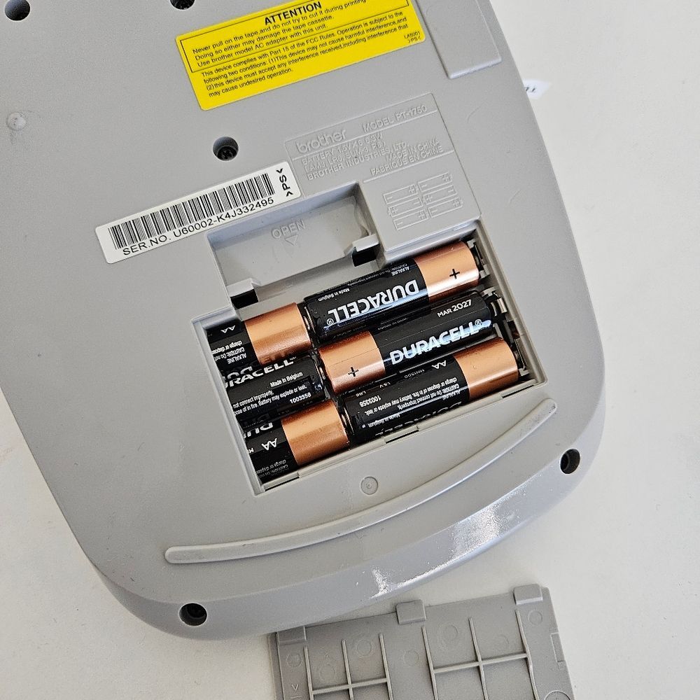 Brother | P-Touch PT-1750 Electronic Label Maker With Extra Labels & Batteries - Picture 10 of 11